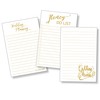 Bridal Notepads (Wedding To Do Notepads 3 Pack)