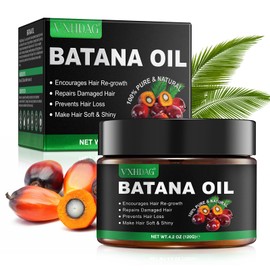 Batana Oil for Hair Growth - 100% Natural Botana Oil from Honduras, Eliminate Hair Split Ends, Restores Damaged Hair and Scalp, Enhances Hair Radiance Nourishment, All Hair Types (1 Pack 1x120 G)