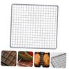 SUPVOX Stainless Steel BBQ Grill Mesh Rack - 20x20cm Square