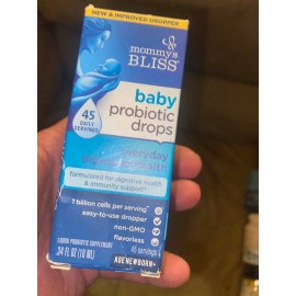 bliss Mommys Bliss Baby Probiotic Drops, 45 Daily Servings. Expires 4/2025