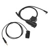 PTT Adapter with 90cm Cable Push to Talk Portable Headset