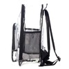NiceAndGreat Heavy Duty Clear Backpack Transparent Quality School Bag Large