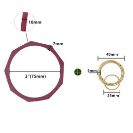 YAKA Silicone Wrist Rhombic Keychain Circle Bracelet Rubber Bangle Round Keyring (Light Pink)