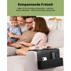 Funkup Sofa Tray Armrest with Drink Holder & Compartments, Foldable