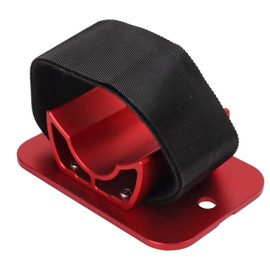 Elprico Aluminium Bicycle Rear Pannier Rack Bracket, Wear-resistant and Durable Bicycle Rear Wheel Car Luggage Rack Bracket, Multipurpose Bicycle Car Roof Mount (Red)