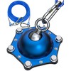 TOPKNOT Dog Tie Out Cable and Stake,(up to 200lbs) 360°Swivel
