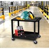 LUXOR EC21-B Cart with 1 Tub Shelf with 1 Flat