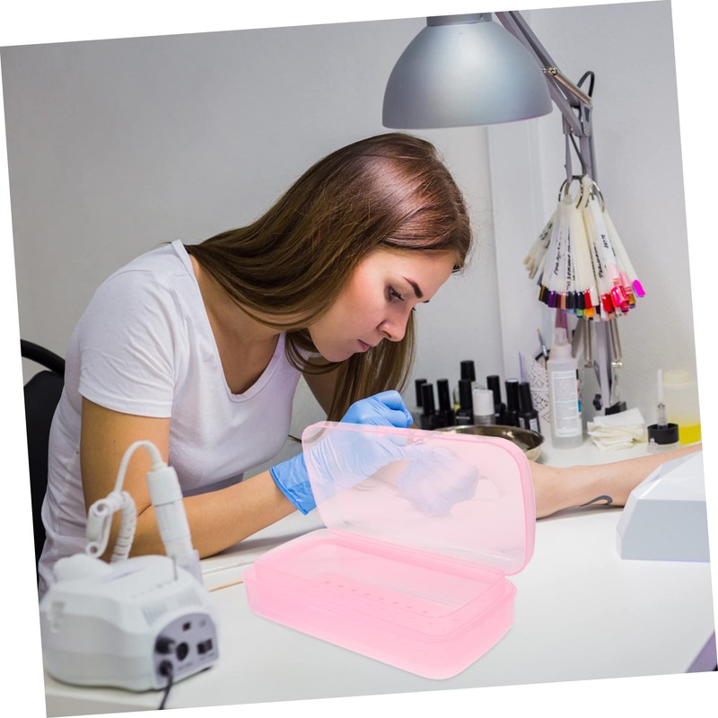 VICASKY Nail Art Tool Tray Box for Tweezers and Manicure