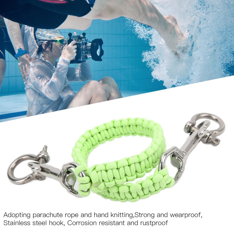 VGEBY Diving Camera Grip Rope, Underwater Camera Lanyard Glow-in-the-Dark Strong