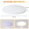 Facon 4.5" LED RV Puck Light Surface Mount - 2Pack,