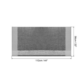 PATIKIL Large Caddy Towel 22" x 44", 1 Pcs Caddie Style Golf Towels Cotton Camping Towels for Golf Bags Golfers Tour Player Club, Gray-White