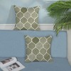 Yxuiyal Boho Pillow Covers 18x18 Set of 2 Sage Green