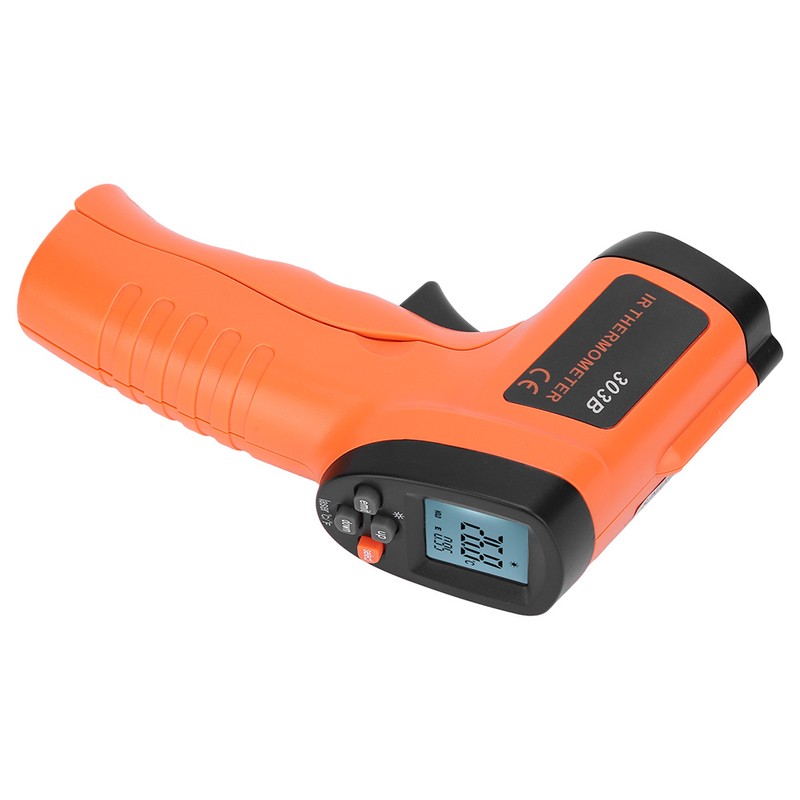 Industrial Infrared Thermometer Plastic Temperature Meter Detector Measuring Instrument