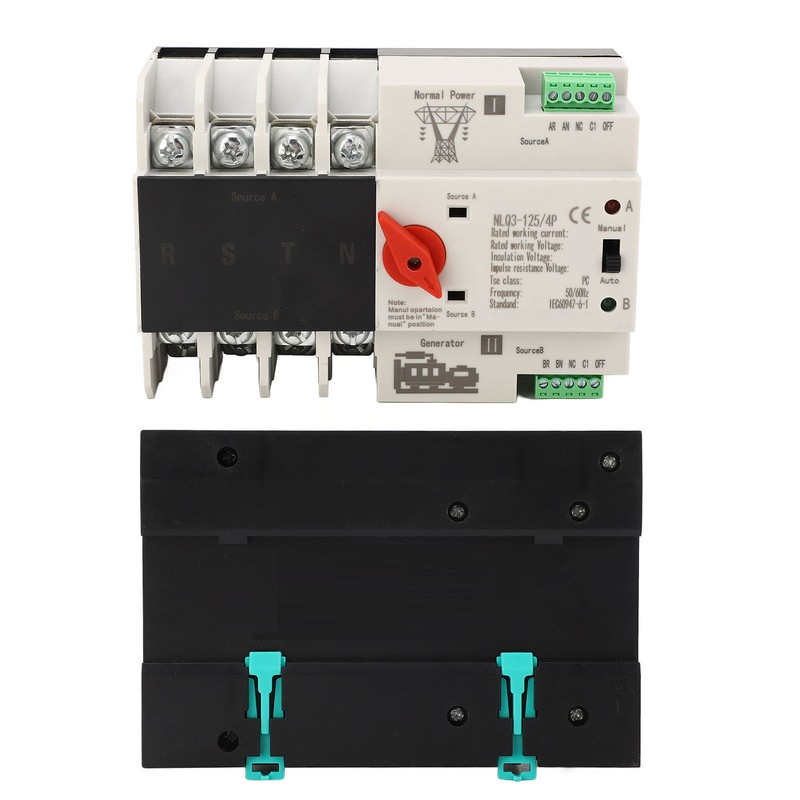 Dual Power Automatic Transfer Switch 4P Fast Switching PC AC