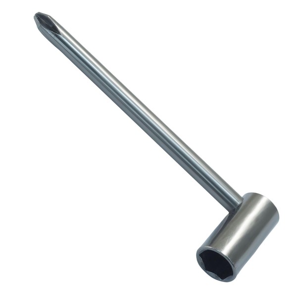 LifCratms 1 Pcs 5/16" Silver Guitar Truss Rod Wrench, 8mm