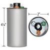 Daikin CAP050400440CT Replacement - 40 + 5 uf/Mfd 370/440 VAC