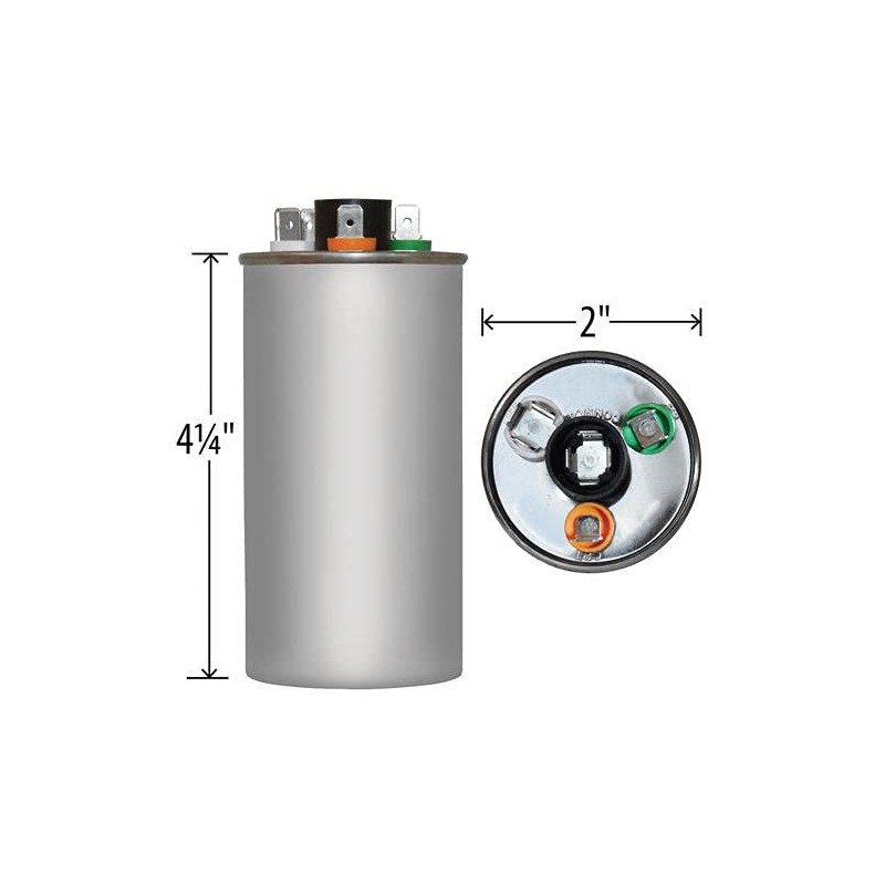Daikin CAP050400440CT Replacement - 40 + 5 uf/Mfd 370/440 VAC