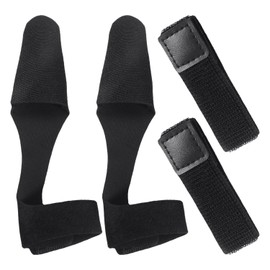 LSYYSL 2 Pieces Of Rod Ties And 2 Pieces Of Rod Protective Caps, Fishing Rod Protective Covers, Elastic Fishing Rod Ties, Fishing Supplies, Fishing Rod Accessories