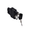 VEROCITY Helmet Lock, Helmet Holder, Anti-Theft (Universal Clamp Type, Black)