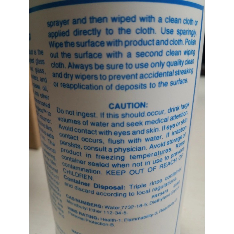 MISTY Heavy Duty Glass Cleaner RTU 1qt