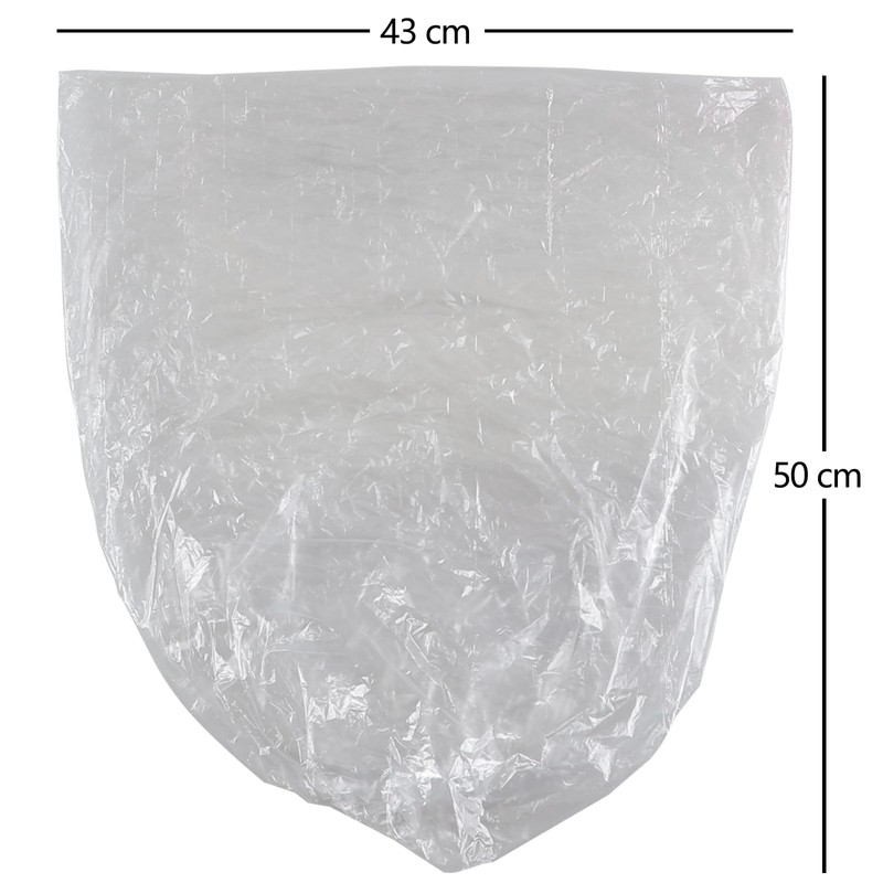 Qskely 5 L Bin Bags, Small Bin Liner, Clear Trash