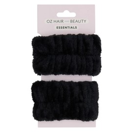 Oz Essentials Headband & Cleansing Wrist Band - Black Bundle