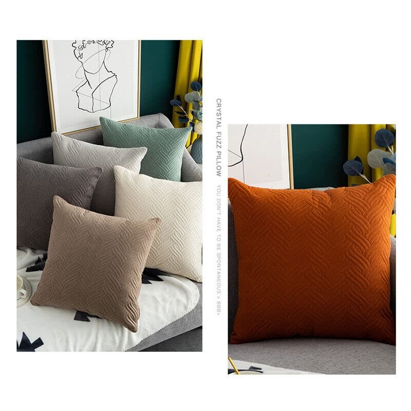 1PC Modern Decorative Velvet Cushion Cover Square Velvet European Pillowcase,