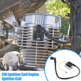 X AUTOHAUX 1 Pcs Motorcycle CDI Ignition Coil Engine Ignition Coil for Yamaha DT100 1974-1983 for Yamaha RT100 1990-1997