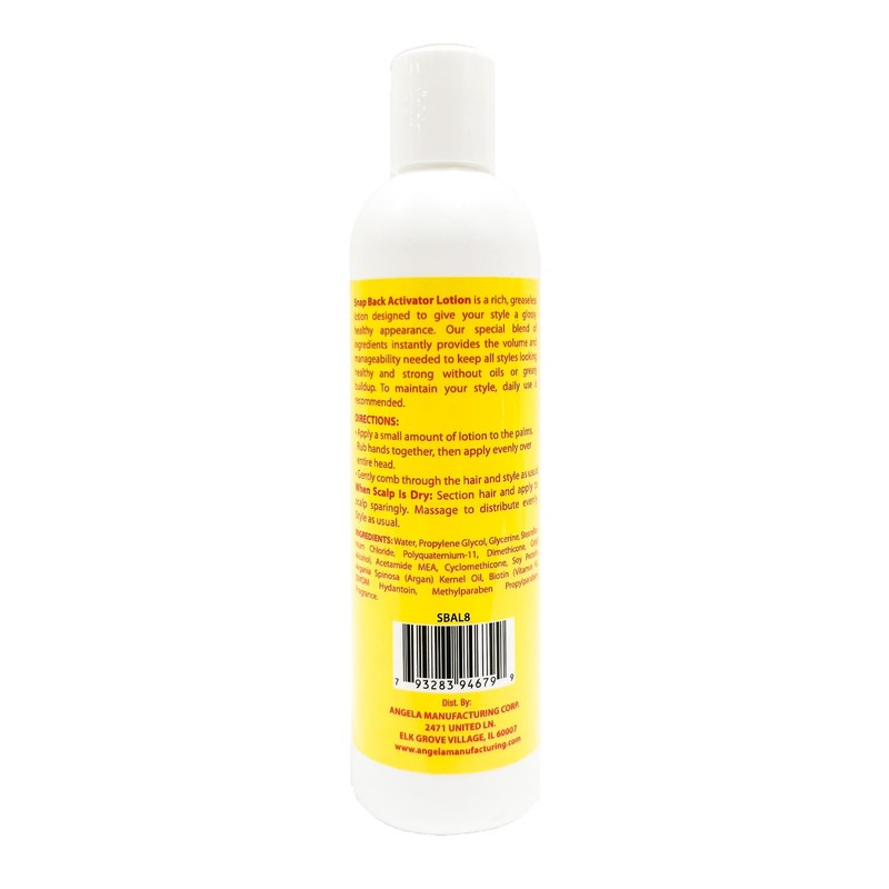 STAR CARE Snap Back Activator Lotion 8oz Curl Enhancer &