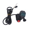 Electric Bike Thumb Throttle 3 Speed Digital Voltage Display Bicycle