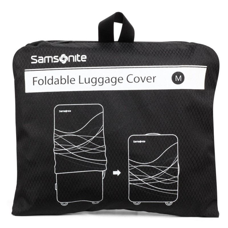 Samsonite Luggage Cover, Black, 62cm