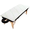 HOMBYS Memory Foam Massage Bed Mattress Topper with Cooling Rayon