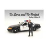 DCD Police Officer II Action Figure for 1:18 Scale Models