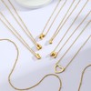 Reuscol 14K Gold Plated Initial Necklaces for Women Letter Q