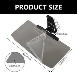 Belligern Car Sun Visor with Polarized Glare Protection Driving Car Sun Visor Firmly Fixed Universal Car Sun Visor with Polarized Glare Protection Improve Driving Safety Suitable for All Cars