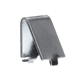 5/8" W Zinc Plated Steel Snap-in Shelf Support Clip