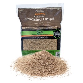 Camerons All Natural Extra Fine Oak BBQ Wood Chips - 260 Cu. in. Bag, Approx 2 Pounds - Kiln Dried Sawdust Shavings for Cocktail Smoking Guns, Smokers, Smoke Boxes - Barbecue Grilling Gifts for Men