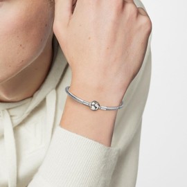 Purhole Bracelets, Moments, Snake Link Bracelet, Valentine's Day, Mother's Day, Birthday Gift for Women, Girlfriend, Mum, Titanium