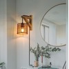 Round Rattan Lampshade Boho, Lampshade for Table Lamp, Hanging and