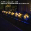 2Pcs 20LED Flower shaped Light Solar Garden Lamp for Christmas