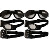 Birdz Eyewear Eagle Red Baron style Motorcycle Padded Airsoft Goggles