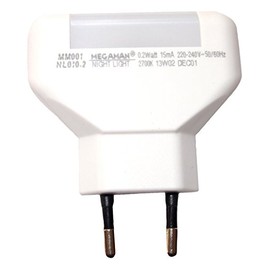 Megaman MM001 Nachtlicht 0,2W Warmweiß