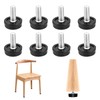 RICISUNG Leveling Feet [Set of 8] Fixed Legs M8 20