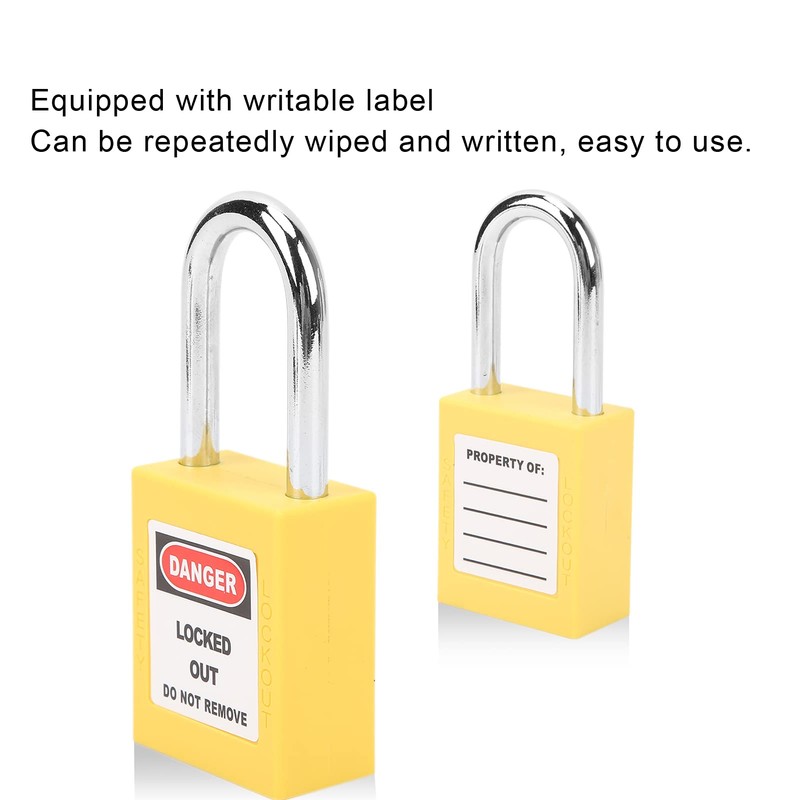 Cyrank 5 Lockout Tagout Locks, Loto Safety Padlocks Lockout Locks