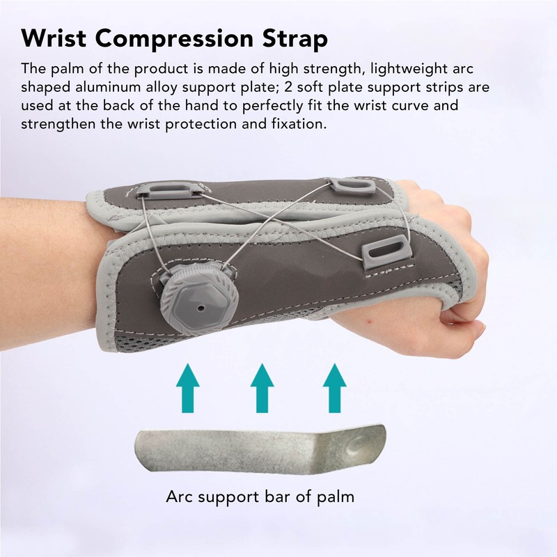 Left Hand Wrist Support Brace Portable Palm Wrist Orthopedic Brace