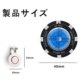 LOYELEY Golf Marker Level Magnet Golf Equipment for Putter Practice Golf Putter Practice Ball Incline Golf Marker Golf Enthusiast Leveled Golf Ball Marker Golf Incline Level Surveyor Golf Enthusiast