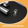 LIOOBO 5pcs Bird Cage Lock Badges Medium Bird Stainless Steel