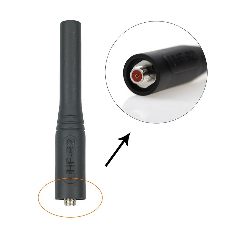 2 Pack UHF-R2 Antenna for Vertex Standard VX-451-G7-5 Two Way