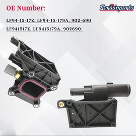 Forwinparts LF941517Z 902-690 Water Outlet Housing Gasket for Mazda 3 5 6 CX-7 2006-2015 2.0L 2.3L 2.5L 902690 LF9415179A