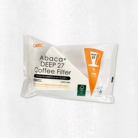 CAFEC AFD27-100W Abaca Plus DEEP27 Coffee Filter, 100 Count, 3 Pack